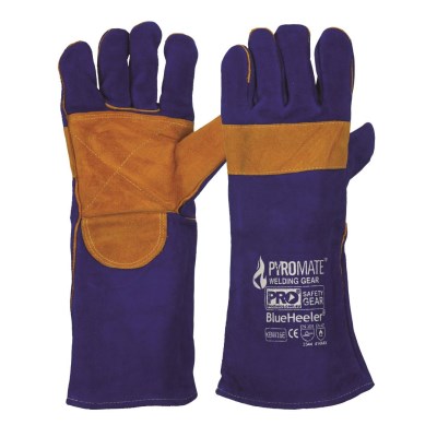 LEATHER WELDER BLUE HEELER GLOVES