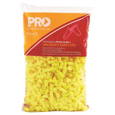 PRO EARPLUGS FOAM PROBELL UNCORDED REFILL BAG FOR DISPENSER