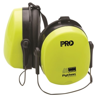 PRO PYTHON SLIMLINE HIVIS NECKBAND EARMUFFS