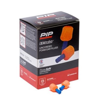 POWERSOFT EZ-TWIST HYBRID EARPLUGS UNCORDED PACK OF 50