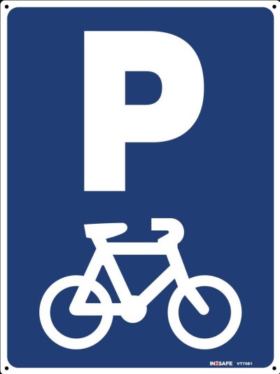 BIKE PARKING SIGN 225 X 300 PVC