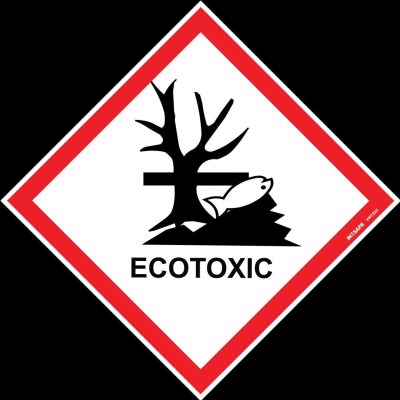 ECOTOXIC PLACARD 150 X 150 PVC