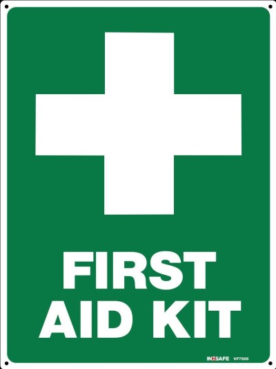 FIRST AID KIT SIGN 225 X 300 PVC