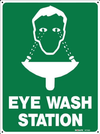 EYE WASH STATION SIGN 225 X 300 PVC