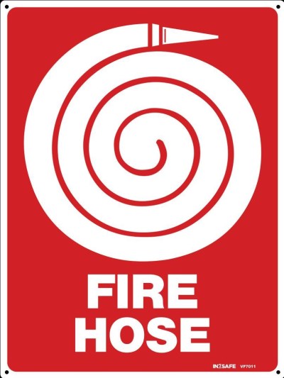 FIRE HOSE SIGN 225 X 300 PVC