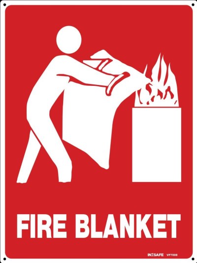 FIRE BLANKET SIGN 225 X 300 PVC