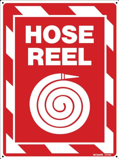 HOSE REEL SIGN 225 X 300 PVC