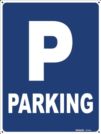 PARKING SIGN P 225 X 300 PVC