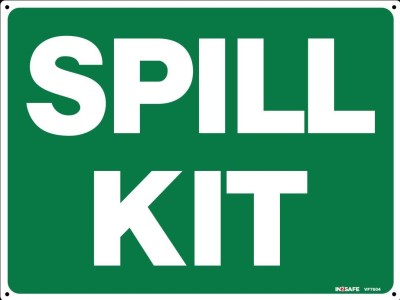 SPILL KIT SIGN 300 X 225 PVC