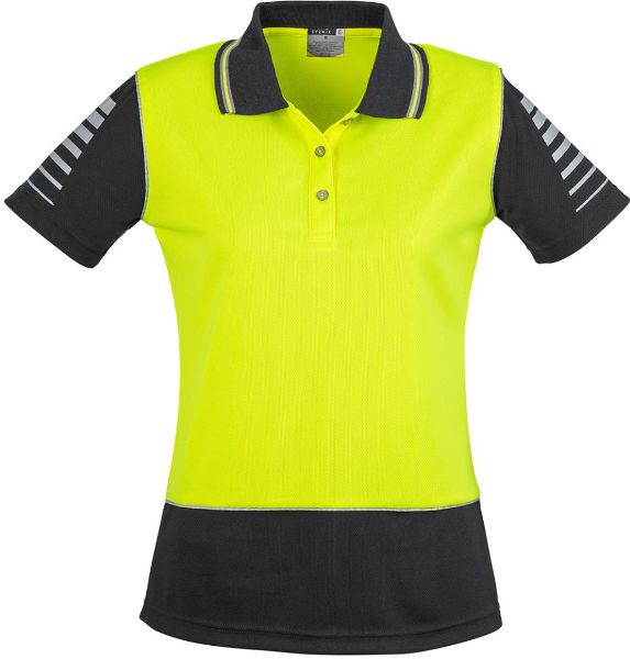 Picture of WOMENS HI VIS ZONE POLO