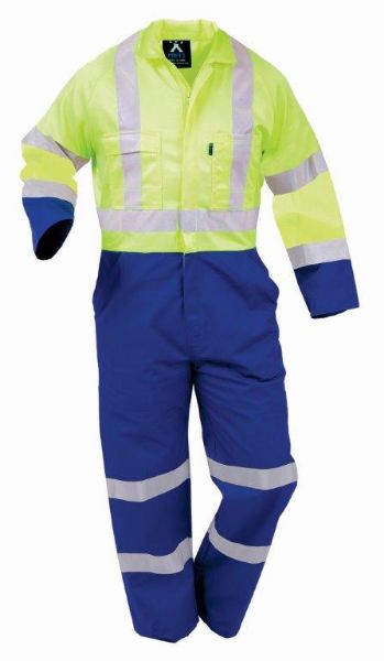 Picture of ARGYLE POLYCOTTON DAY/NIGHT ZIP FRONT OVERALL