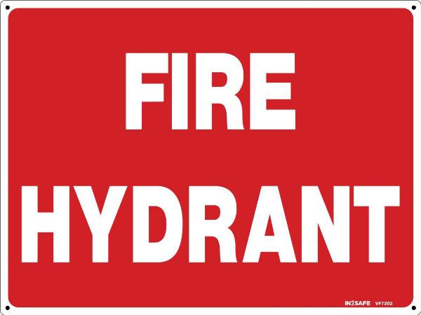 Picture of FIRE HYDRANT SIGN 225X 300 PVC
