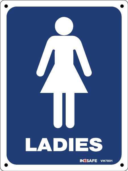 Picture of LADIES TOILET SIGN 300 X 400 PVC
