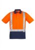 Picture of MENS HI VIS SPLICED POLO - SHORT SLEEVE SHOULDER TAPED