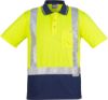Picture of MENS HI VIS SPLICED POLO - SHORT SLEEVE SHOULDER TAPED