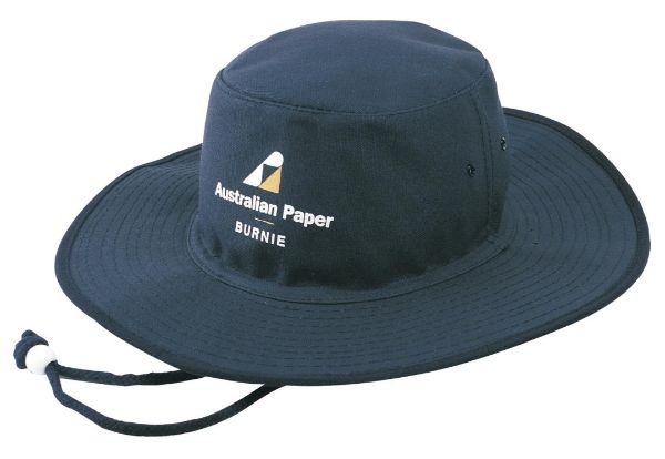 Picture of HSZ COTTON CANVAS WIDE BRIM HAT WITH CORD & TOGGLE