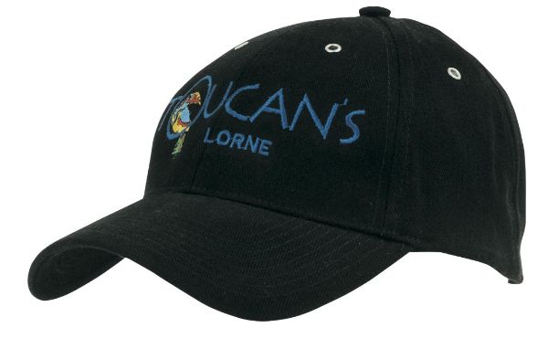 Picture of HSZ BRUSHED HEAVY COTTON CAP WITH METAL EYELETS & BUCKLE
