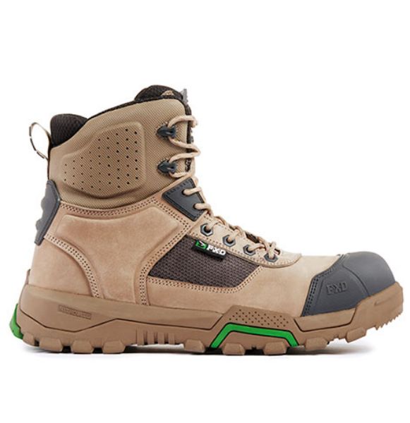 Picture of FXD BOOT WB1 ZIP SIDE SIX INCH WITH SCUFF CAP BLACK