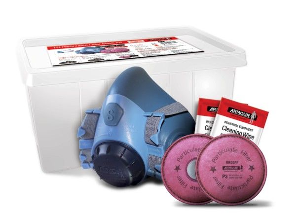Picture of ARMOUR® SILICONE HALF FACE MASK P2 PARTICULATE MASK KIT