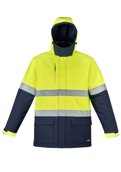 Picture of UNISEX HI VIS ANTARCTIC SOFTSHELL TAPED JACKET