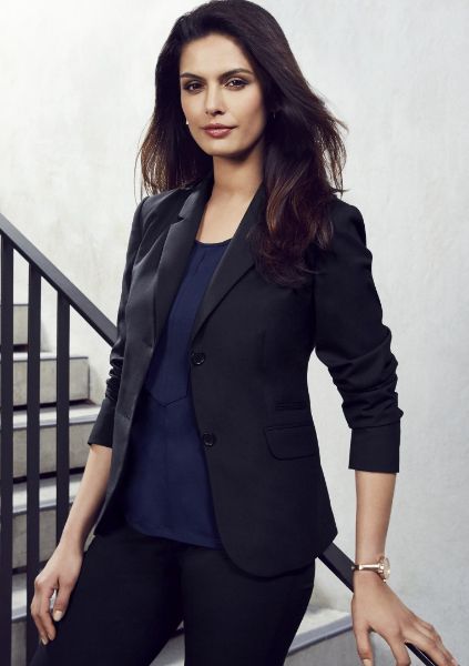 Picture of LADIES 2 BUTTON MID LENGTH JACKET