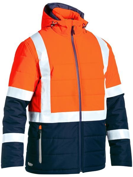 Picture of BISLEY TAPED HI VIS PUFFER JACKET