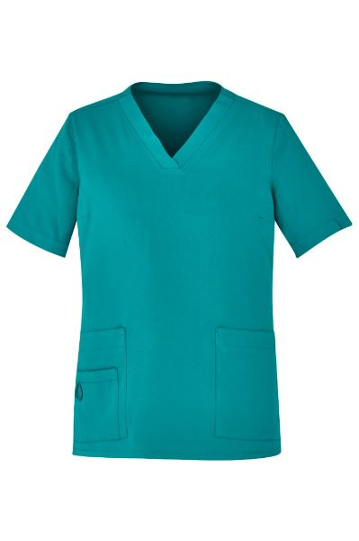 Picture of WOMENS EASY FIT V-NECK SCRUB TOP