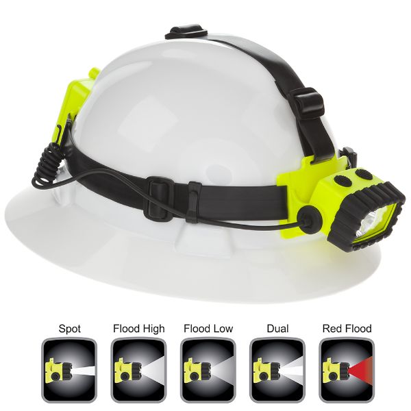 Picture of ESKO RED NIGHTSTICK INTRINSICALLY SAFE HEADLAMP DUAL LIGHT 1