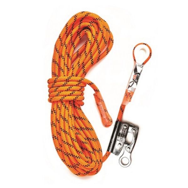 Picture of LINQ KERNMANTLE ROPE WITH THIMBLE EYE & ROPE GRAB 20M