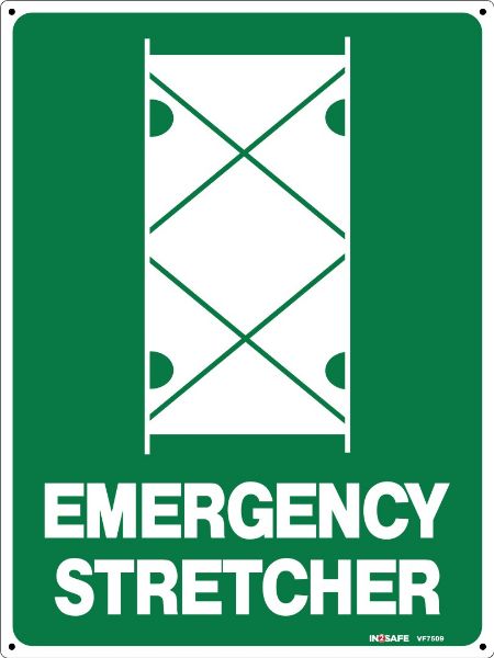 Picture of EMERGENCY STRETCHER SIGN 225 X 300 PVC