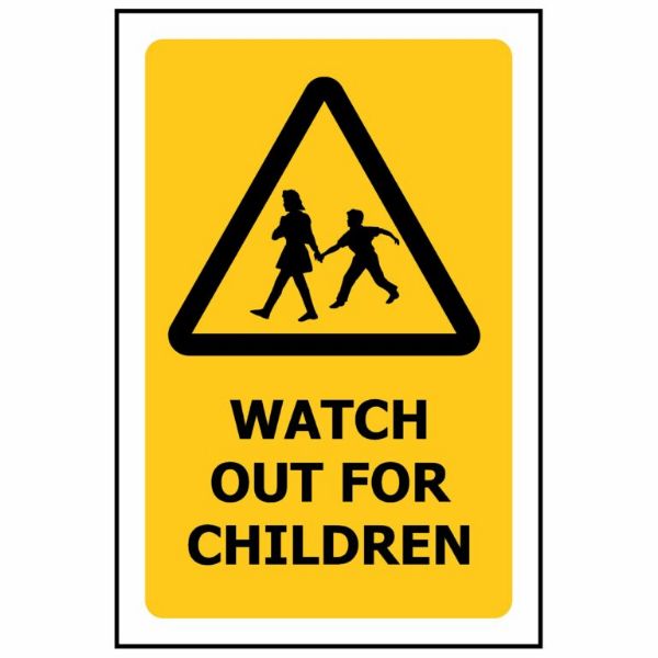 Picture of WATCH OUT FOR CHILDREN SIGN 240X340 ACM