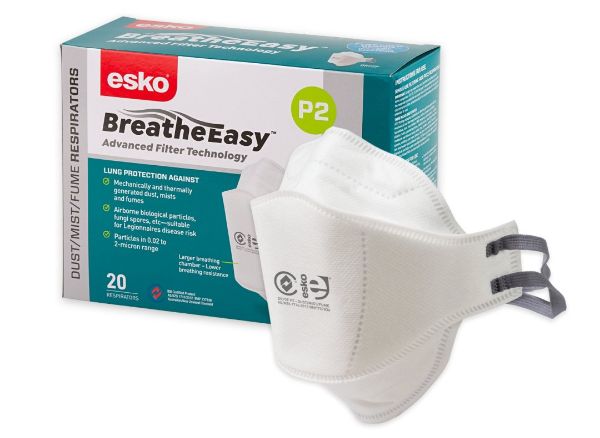 Picture of ESKO P2 FLAT FOLD RESPIRATOR NON-VALVDE BOX OF 20