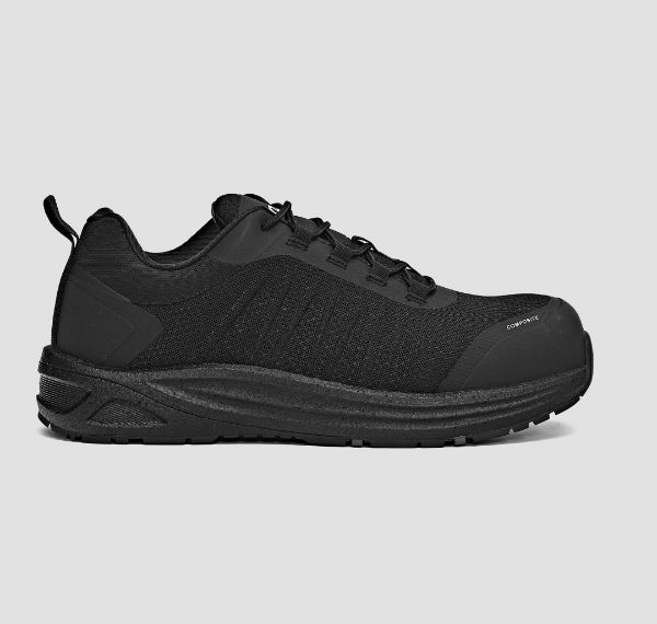 Picture of SYZMIK ULTRALITE LO BLACK LACE UP SAFETY SNEAKER