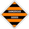 Picture of DANGEROUS GOODS ORANGE BLACK PLACARD SIGN 295 X 295 PVC
